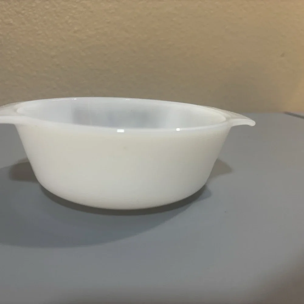 Anchor Hocking Fire King Onion Peas Veggie Mushroom Mini Casserole Dish Bowl